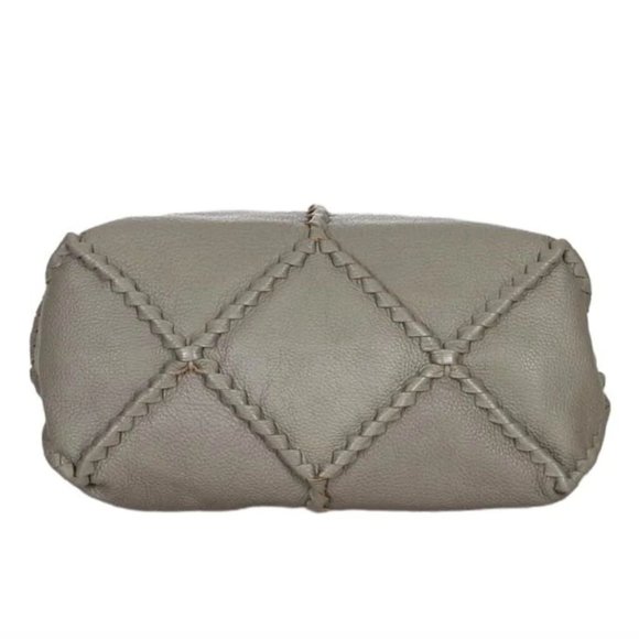 Bottega Veneta Cervo Lavato Deerskin Leather Intrecciatto Trim Hobo Shoulder Bag - Picture 3 of 15